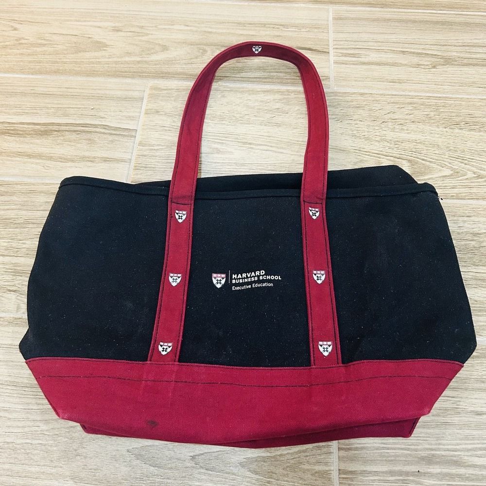 Harvard Business School Zippered Tote Bag Ivy League Executive Education